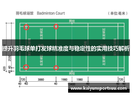 提升羽毛球单打发球精准度与稳定性的实用技巧解析